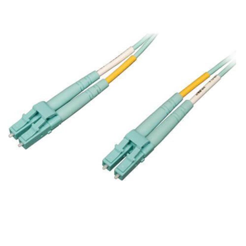 Tripp Lite N820-02M-OM4 LSZH OM4 Multi-Mode Fiber Patch Cable, 2 Fiber, 50 um Core, 2 m L